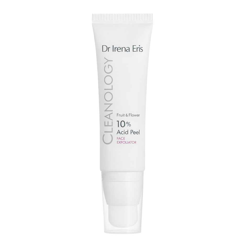 Кислотний пілінг для обличчя Dr Irena Eris Cleanology Fruit &amp; Flower 10% Acid Peel Face Exfoliator, 50 мл